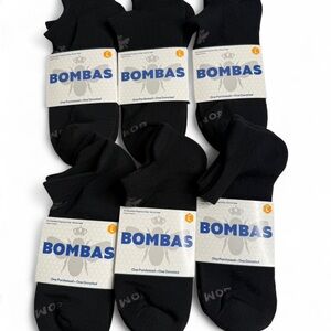 12 PACK BOMBAS ANKLE SOCKS SIZE LARGE UNISEX